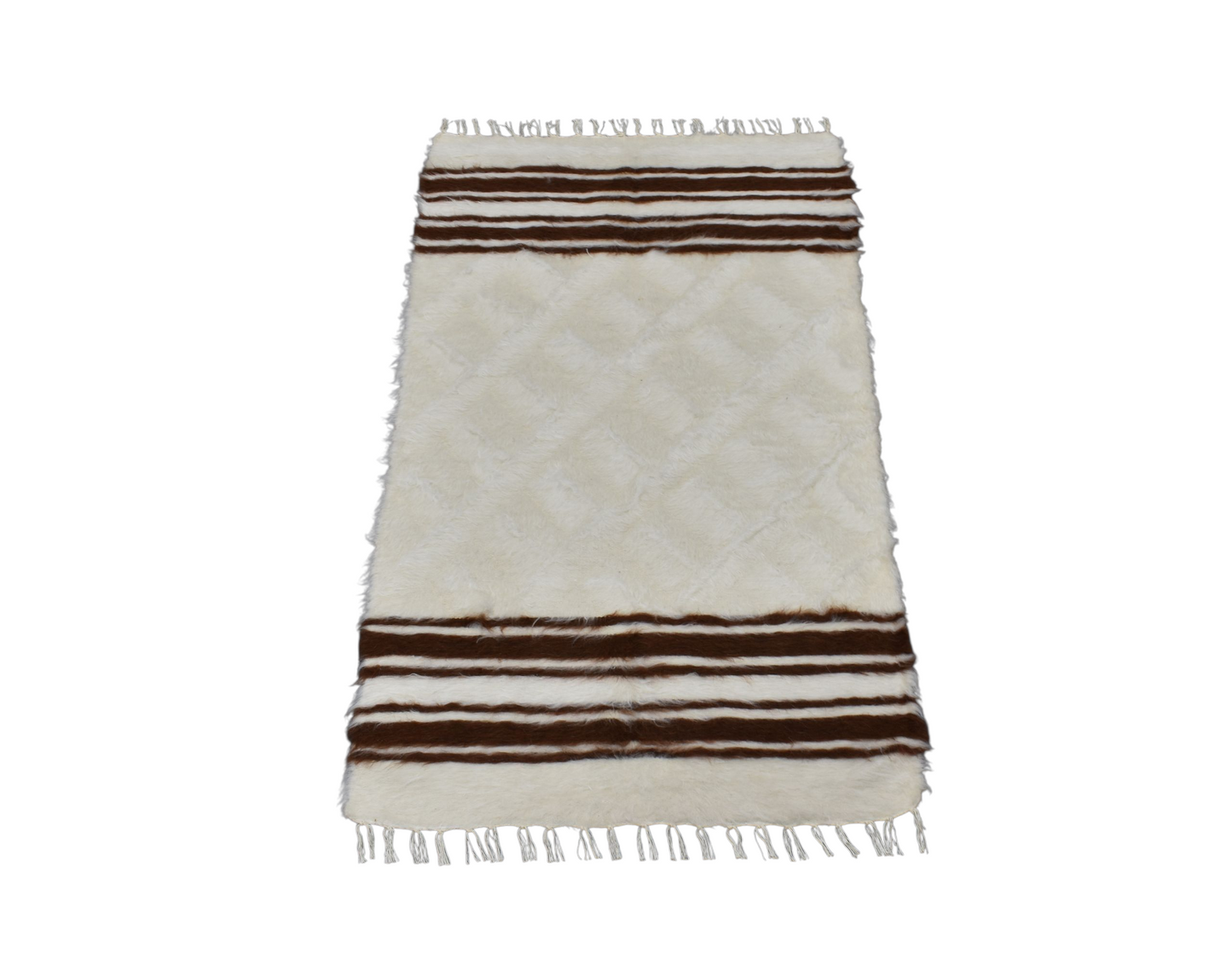 Kilim Antik El Dokuma Tiftik Yün Siirt Battaniyesi Kilim 0710 - Yeni - Çok Renkli