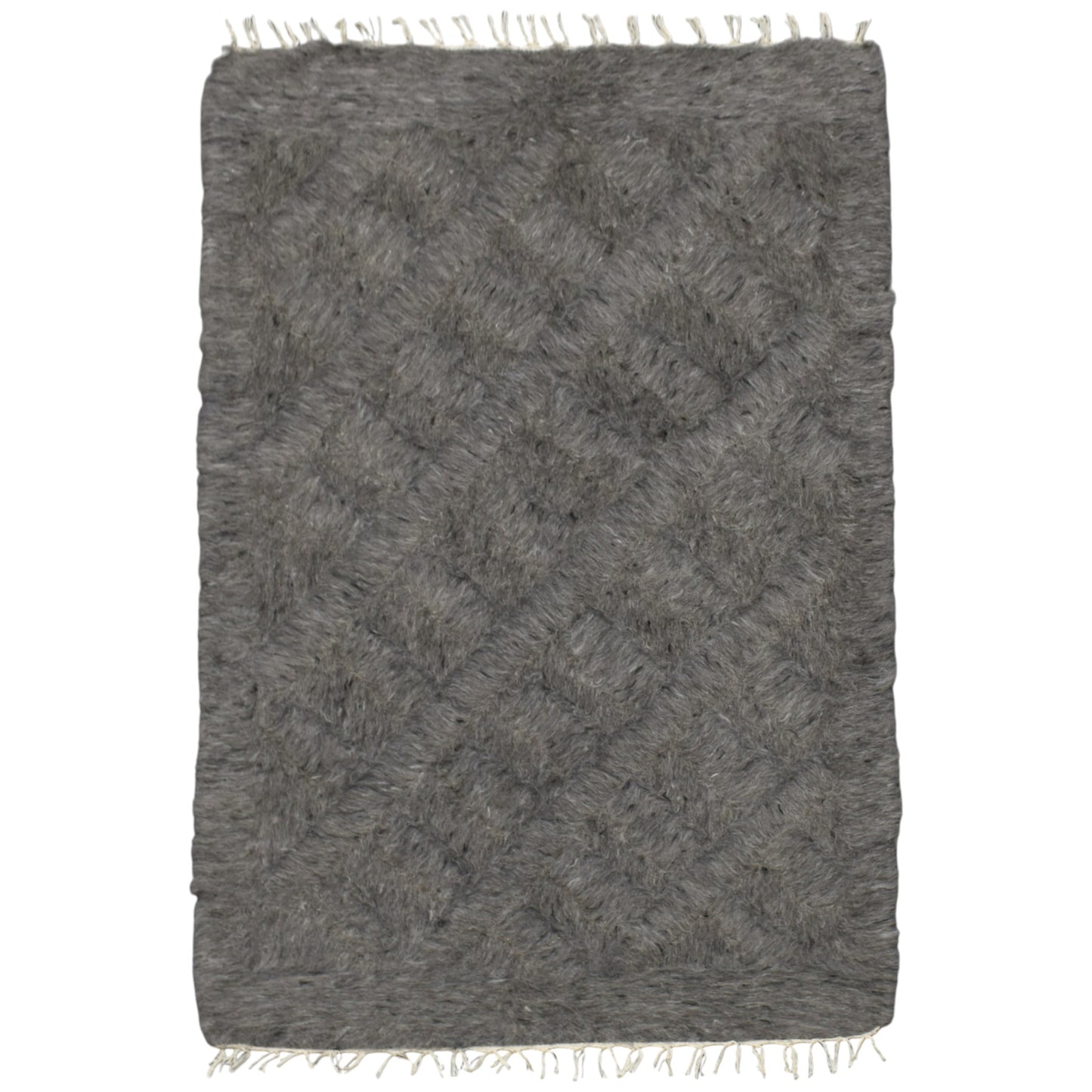 Kilim Antik El Dokuma Tiftik Yün Siirt Battaniyesi Kilim 0711 - Yeni - Gri