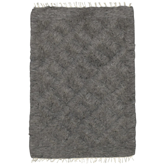 Kilim Antik El Dokuma Tiftik Yün Siirt Battaniyesi Kilim 0711 - Yeni - Gri