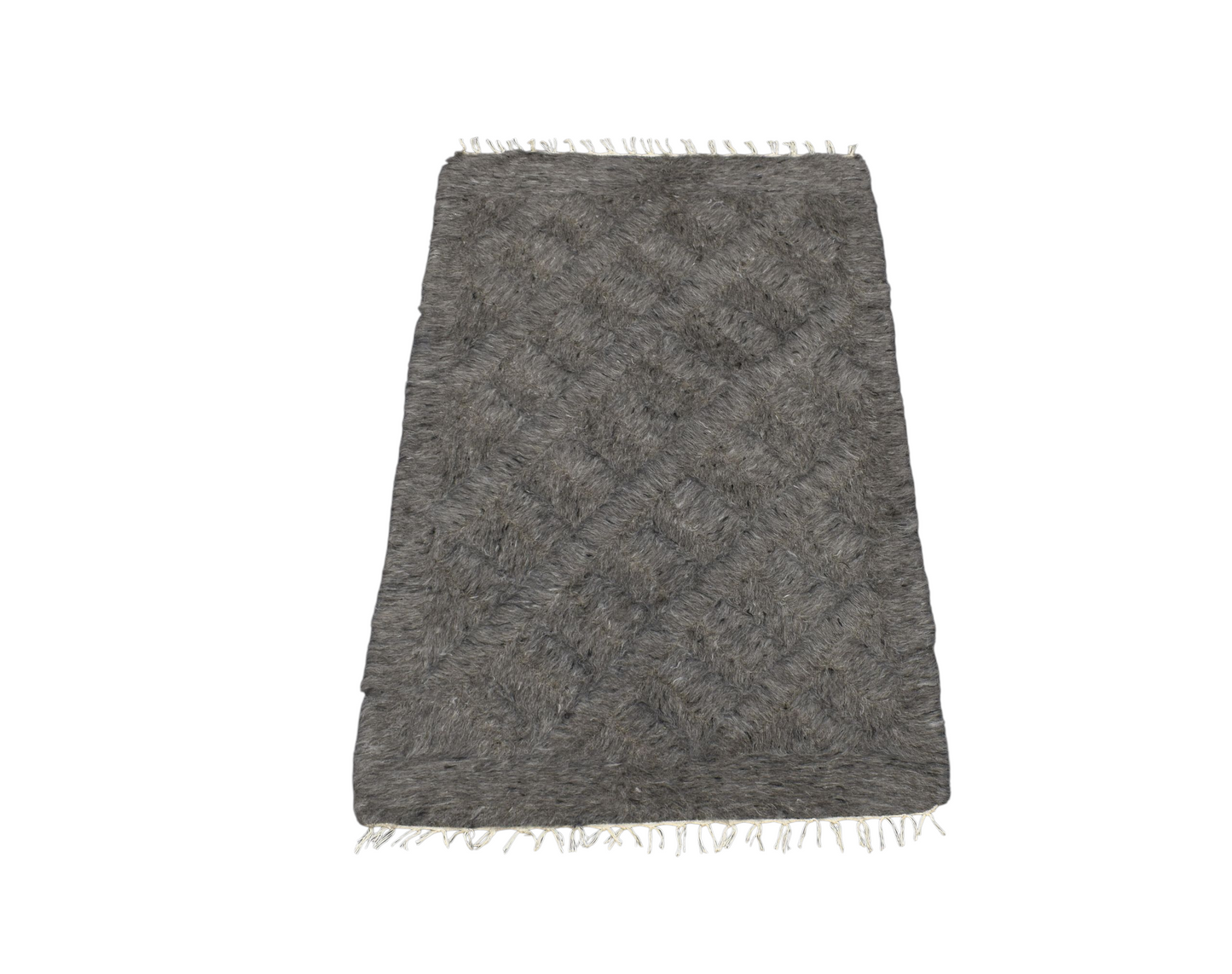 Kilim Antik El Dokuma Tiftik Yün Siirt Battaniyesi Kilim 0711 - Yeni - Gri