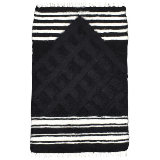 Kilim Antik El Dokuma Namazlık Seccade Tiftik Yün Siirt Battaniyesi Kilim 0712 - Yeni - Çok Renkli