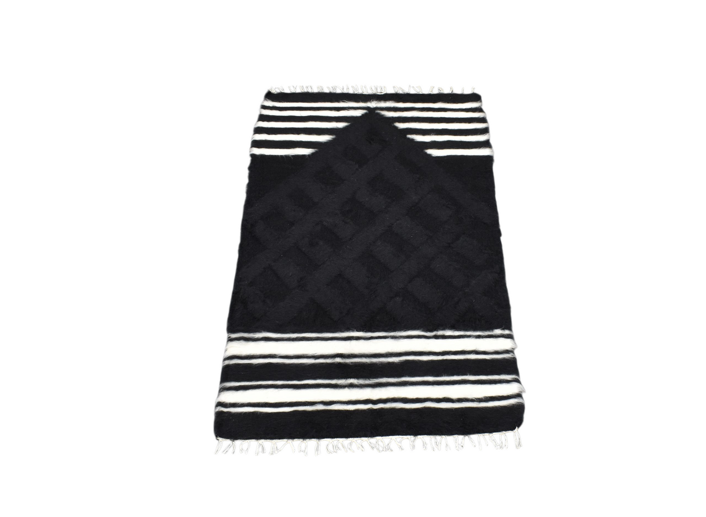 Kilim Antik El Dokuma Namazlık Seccade Tiftik Yün Siirt Battaniyesi Kilim 0712 - Yeni - Çok Renkli