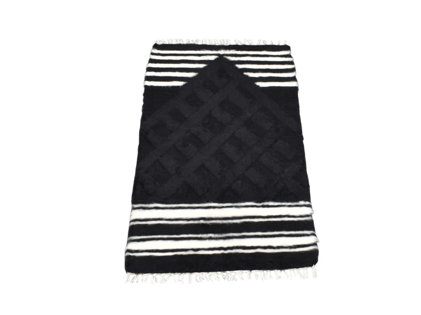 Kilim Antik El Dokuma Namazlık Seccade Tiftik Yün Siirt Battaniyesi Kilim 0712 - Yeni - Çok Renkli