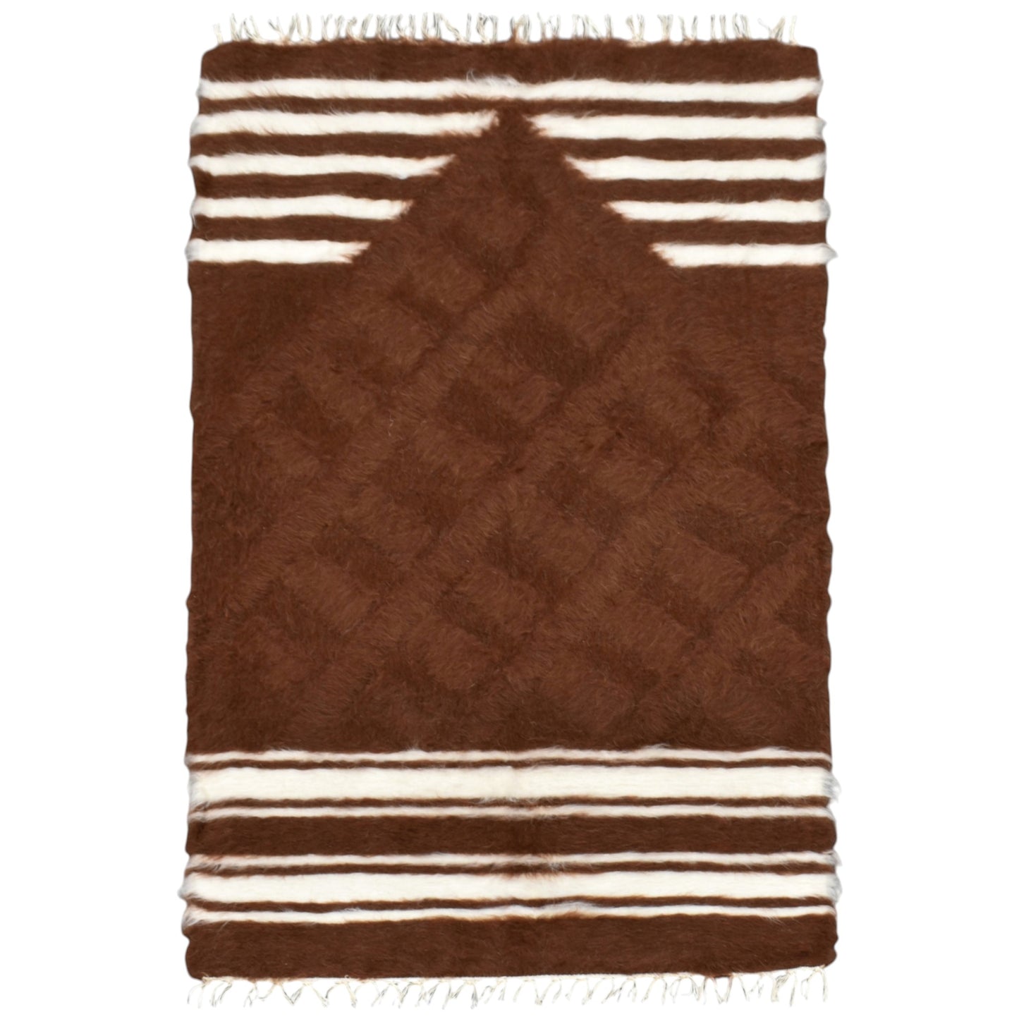 Kilim Antik El Dokuma Namazlık Seccade Tiftik Yün Siirt Battaniyesi Kilim 0714 - Yeni - Çok Renkli