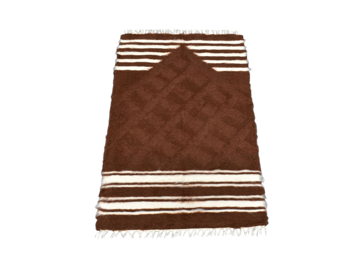 Kilim Antik El Dokuma Namazlık Seccade Tiftik Yün Siirt Battaniyesi Kilim 0714 - Yeni - Çok Renkli