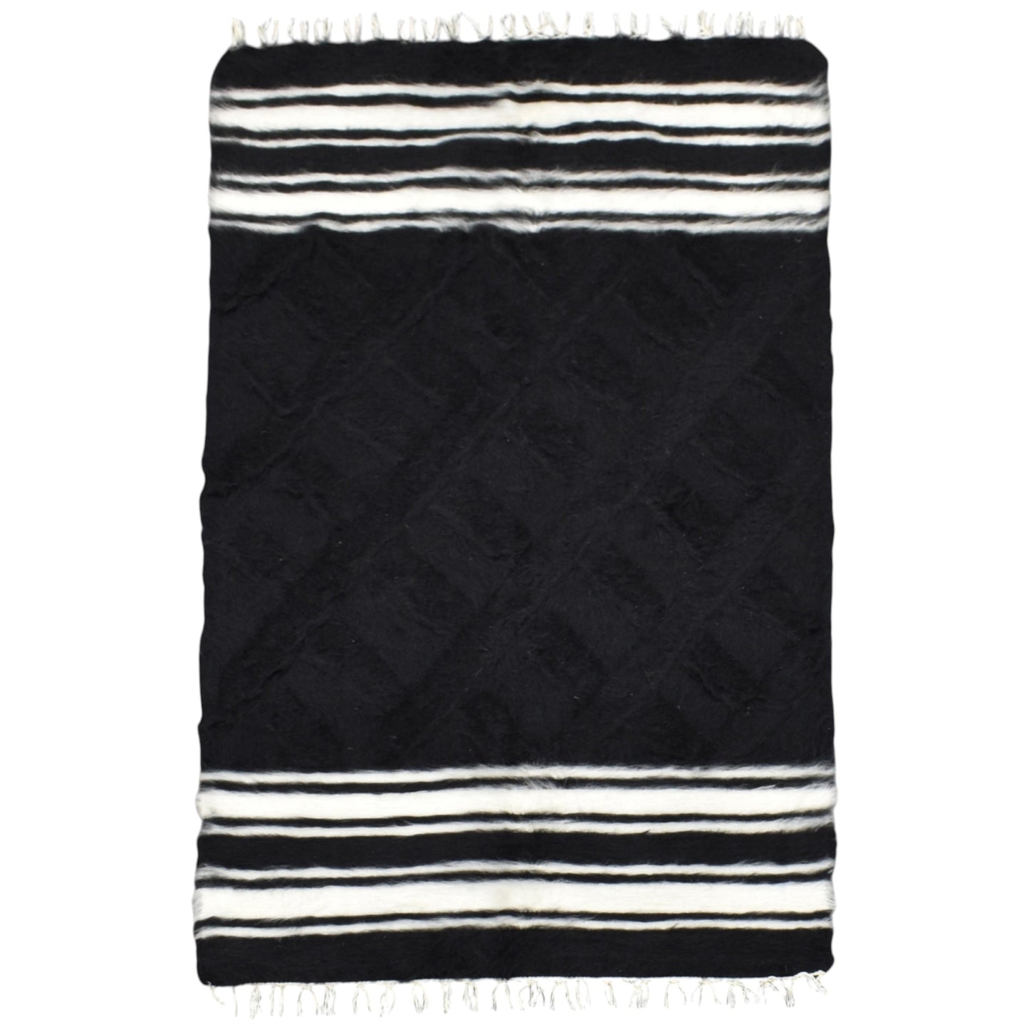 Kilim Antik El Dokuma Tiftik Yün Siirt Battaniyesi Kilim 0715 - Yeni - Çok Renkli