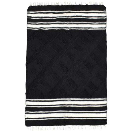 Kilim Antik El Dokuma Tiftik Yün Siirt Battaniyesi Kilim 0715 - Yeni - Çok Renkli