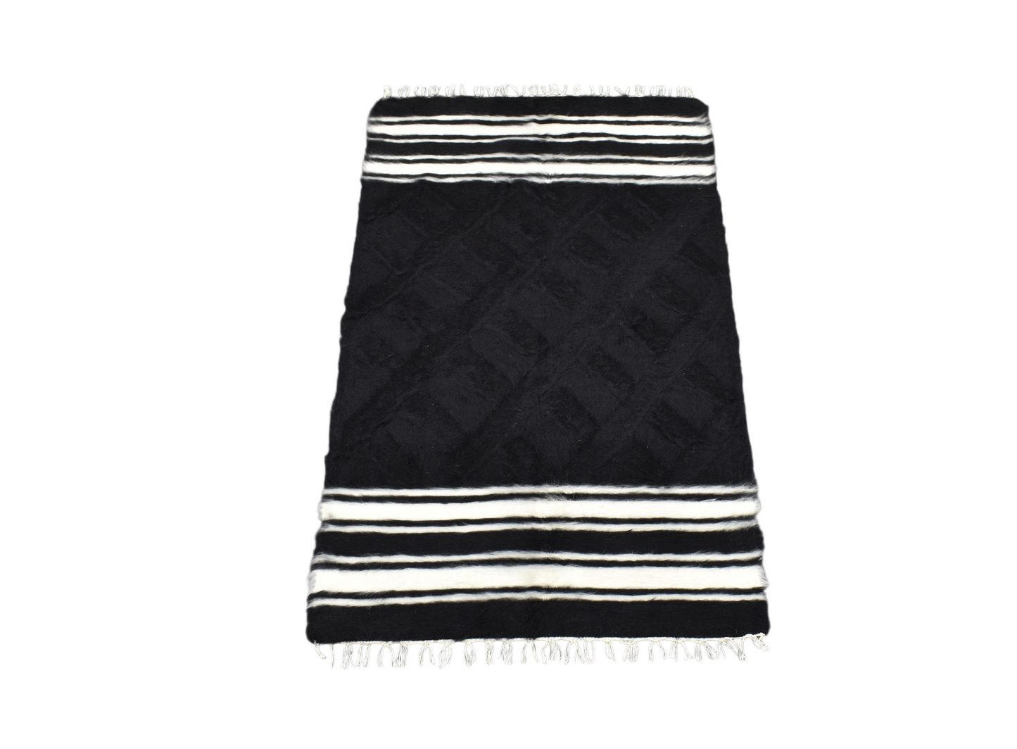 Kilim Antik El Dokuma Tiftik Yün Siirt Battaniyesi Kilim 0715 - Yeni - Çok Renkli