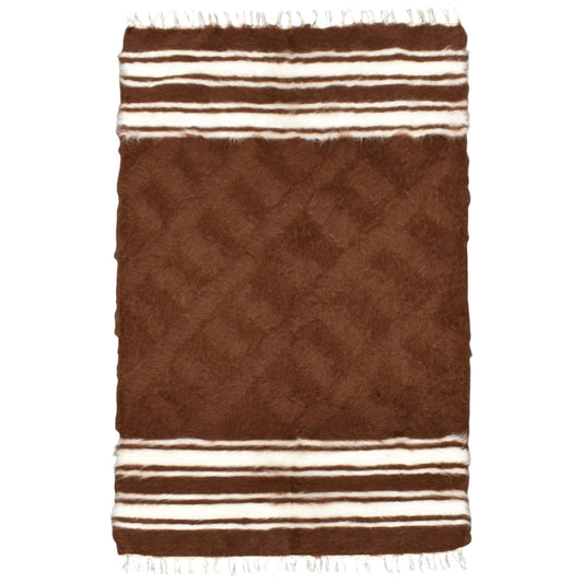 Kilim Antik El Dokuma Tiftik Yün Siirt Battaniyesi Kilim 0716 - Yeni - Çok Renkli