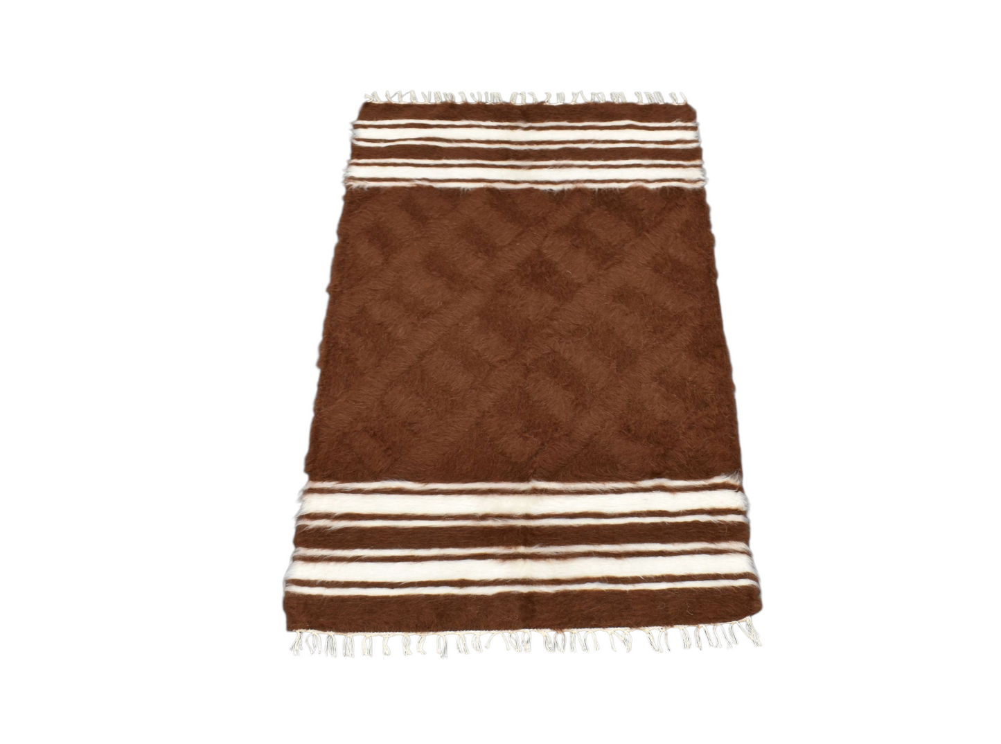 Kilim Antik El Dokuma Tiftik Yün Siirt Battaniyesi Kilim 0716 - Yeni - Çok Renkli