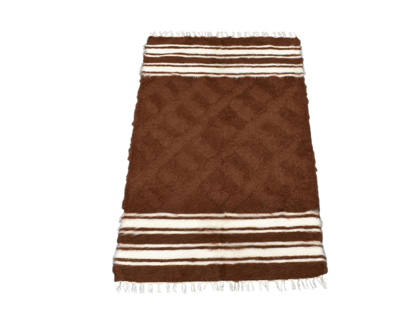 Kilim Antik El Dokuma Tiftik Yün Siirt Battaniyesi Kilim 0716 - Yeni - Çok Renkli