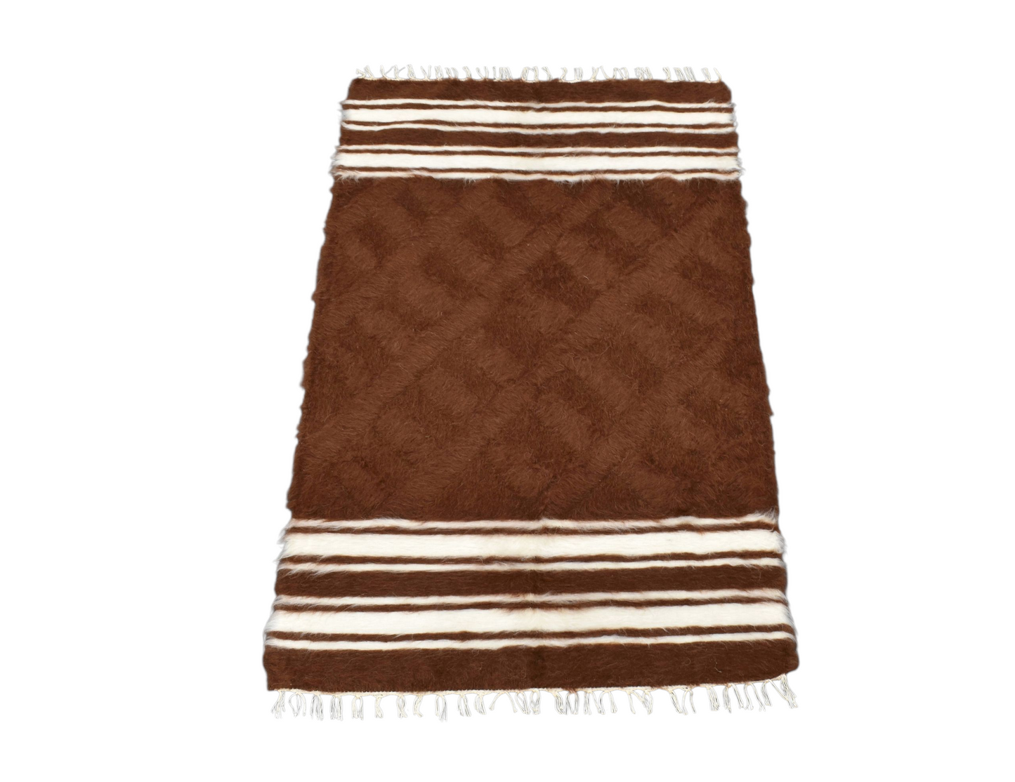 Kilim Antik El Dokuma Tiftik Yün Siirt Battaniyesi Kilim 0716 - Yeni - Çok Renkli