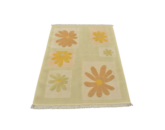 Kilim Antik El Dokuma Yün İzmir Antik Yörük Kilimi 0071 - Yeni - Çok Renkli