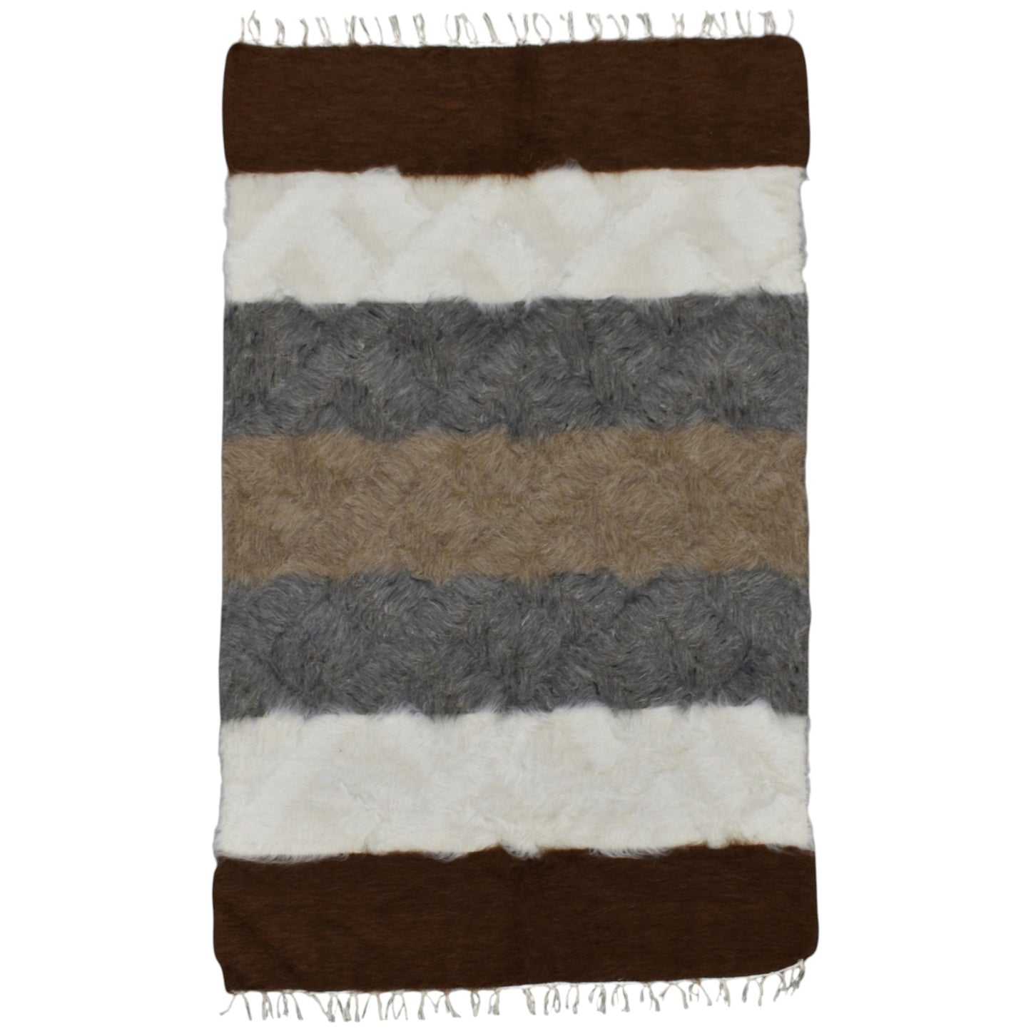 Kilim Antik El Dokuma Tiftik Yün Siirt Battaniyesi Kilim 0721 - Yeni - Çok Renkli