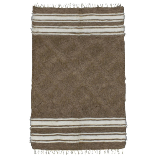 Kilim Antik El Dokuma Tiftik Yün Siirt Battaniyesi Kilim 0722 - Yeni - Çok Renkli