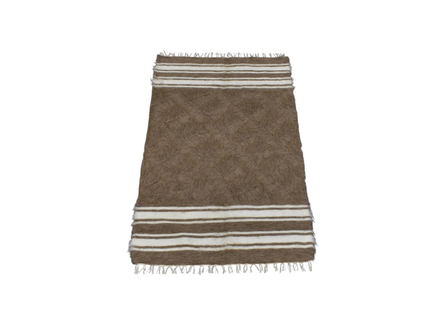 Kilim Antik El Dokuma Tiftik Yün Siirt Battaniyesi Kilim 0722 - Yeni - Çok Renkli