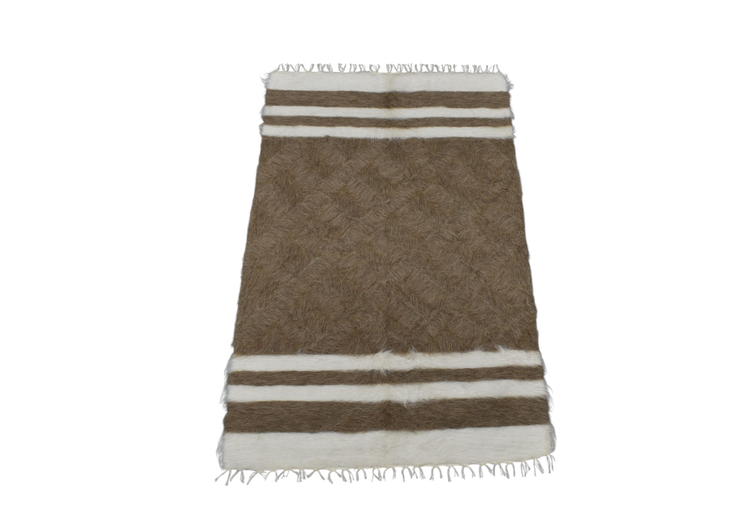 Kilim Antik El Dokuma Tiftik Yün Siirt Battaniyesi Kilim 0724 - Yeni - Çok Renkli