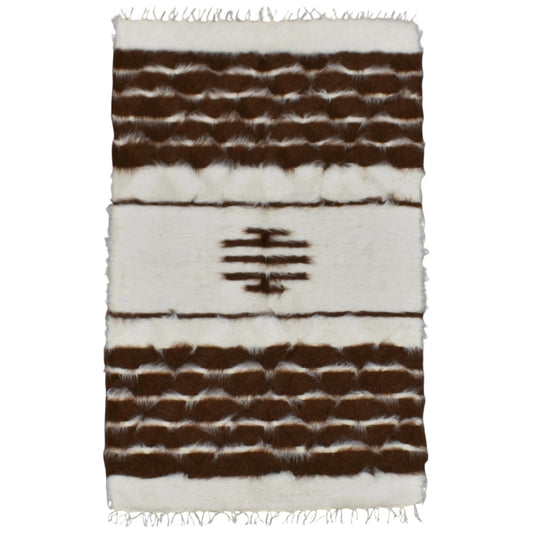 Kilim Antik El Dokuma Tiftik Yün Siirt Battaniyesi Kilim 0725 - Yeni - Çok Renkli