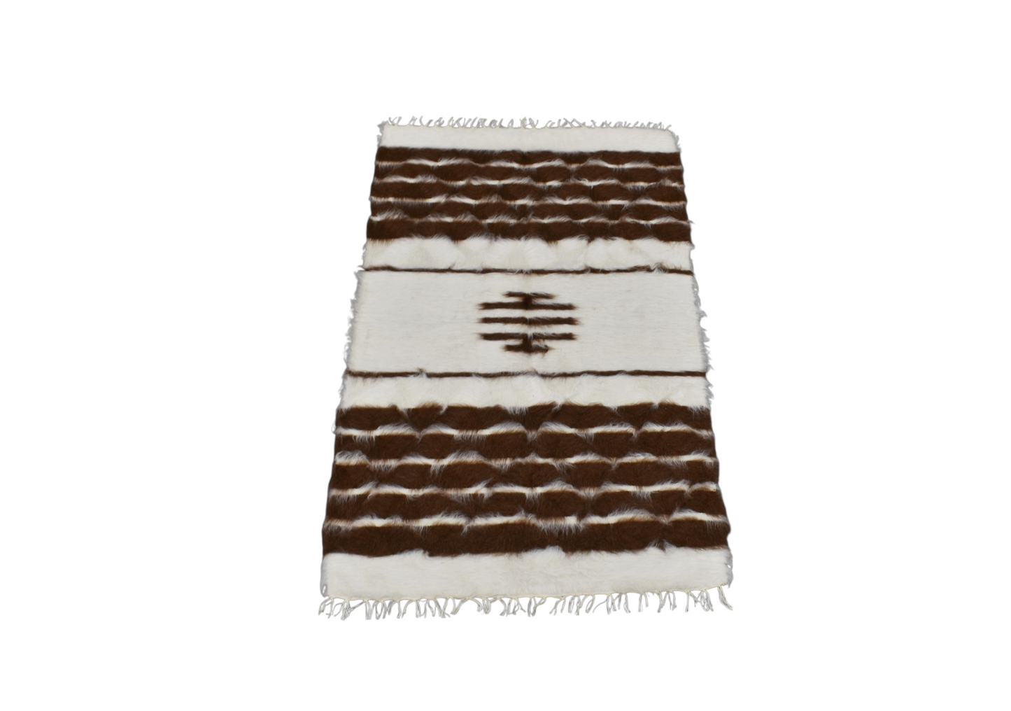 Kilim Antik El Dokuma Tiftik Yün Siirt Battaniyesi Kilim 0725 - Yeni - Çok Renkli