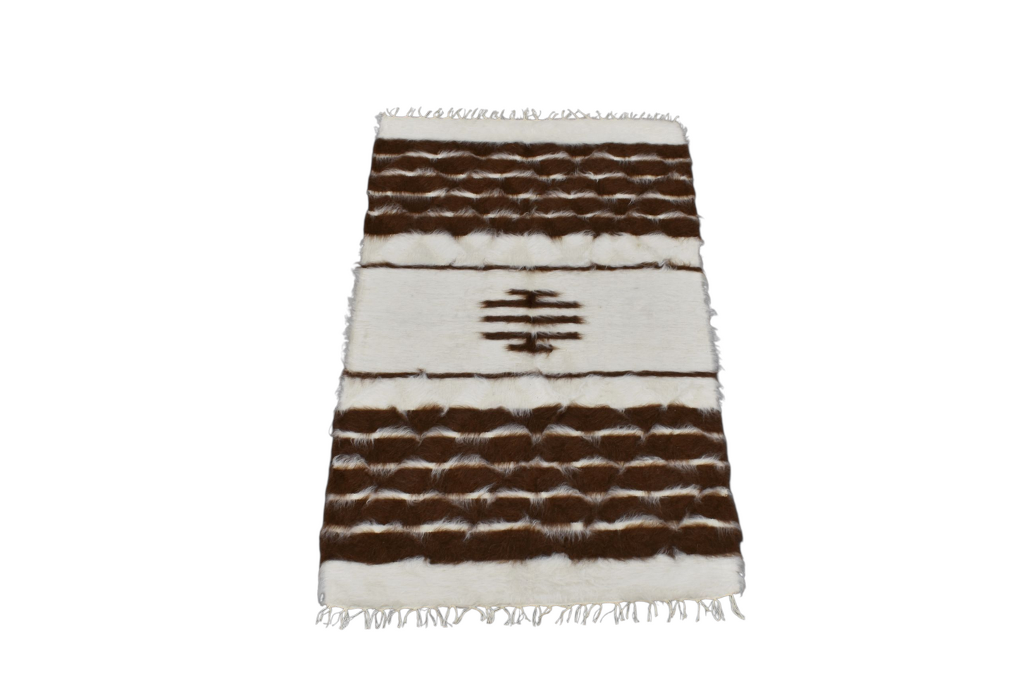 Kilim Antik El Dokuma Tiftik Yün Siirt Battaniyesi Kilim 0725 - Yeni - Çok Renkli