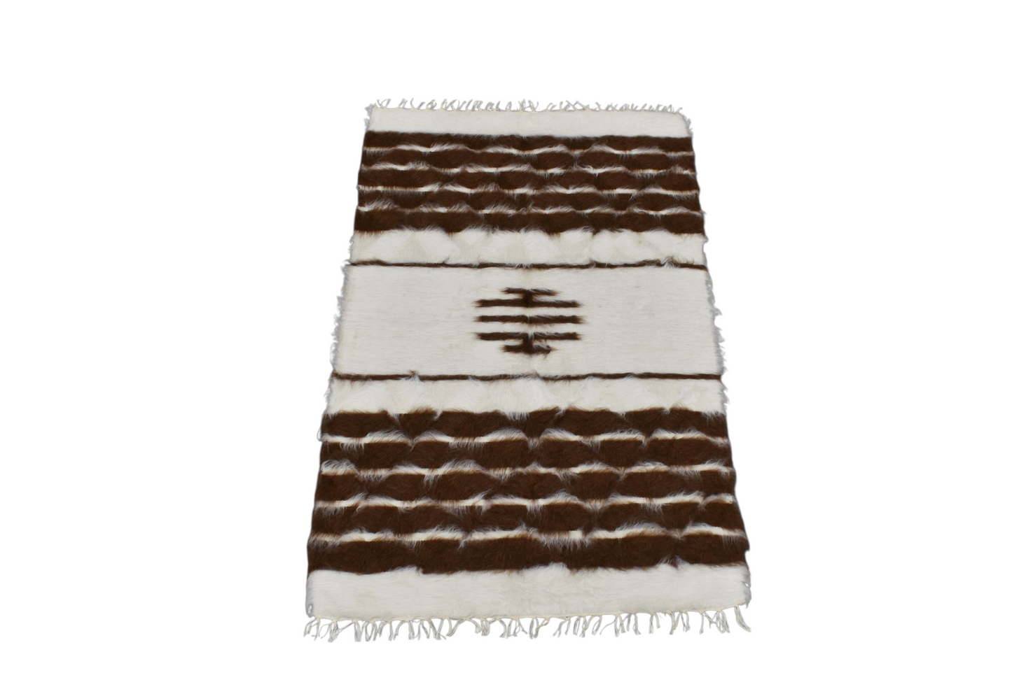 Kilim Antik El Dokuma Tiftik Yün Siirt Battaniyesi Kilim 0725 - Yeni - Çok Renkli