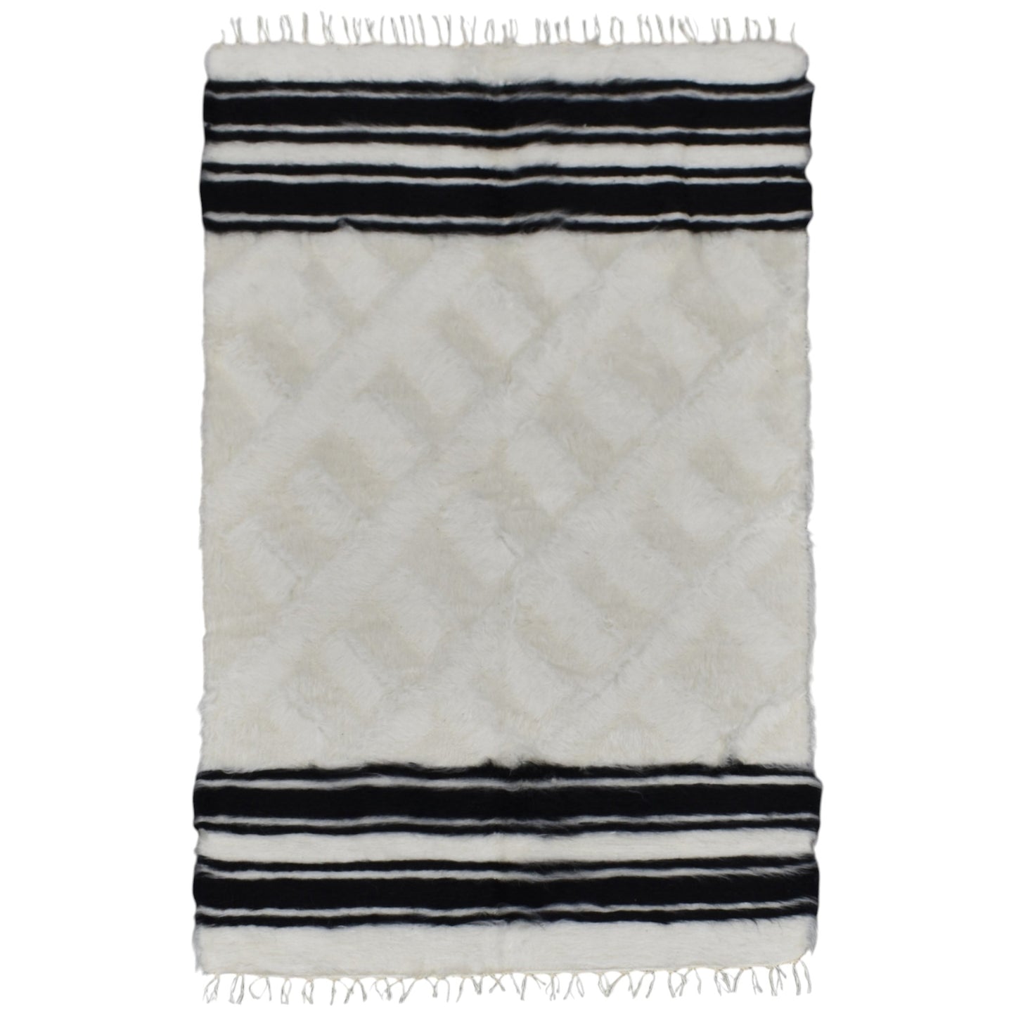 Kilim Antik El Dokuma Hakiki Tiftik Yün Siirt Battaniyesi Kilim 0727 - Yeni - Çok Renkli