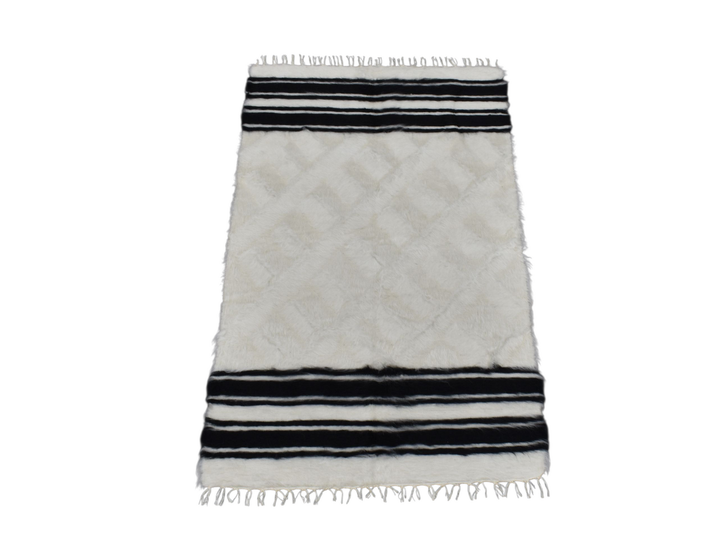 Kilim Antik El Dokuma Hakiki Tiftik Yün Siirt Battaniyesi Kilim 0727 - Yeni - Çok Renkli