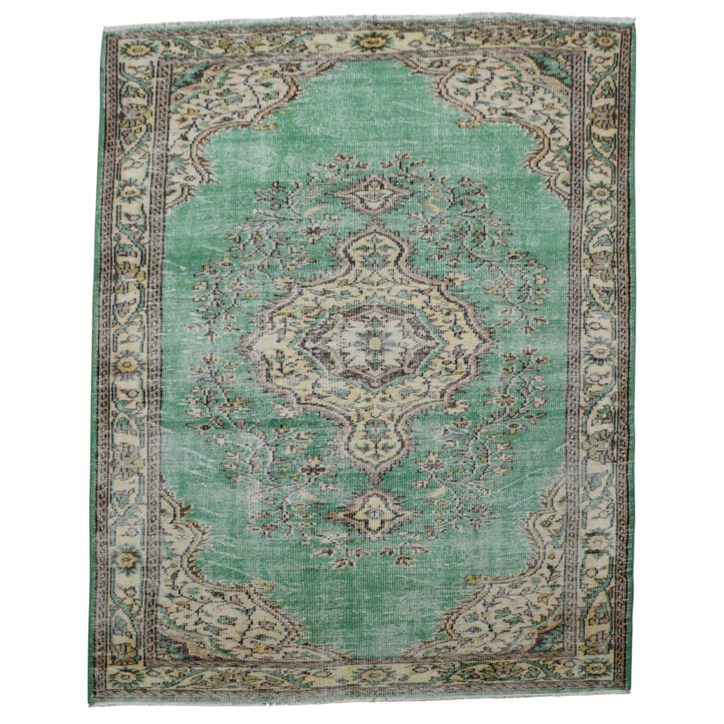 Kilim Antik El Dokuma Göbekli 5m2 Yün Halı 0743 - Vintage - Çok Renkli