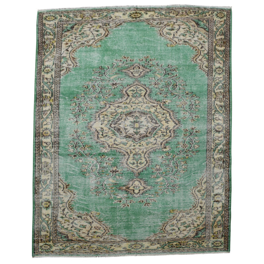 Kilim Antik El Dokuma Göbekli 5m2 Yün Halı 0743 - Vintage - Çok Renkli