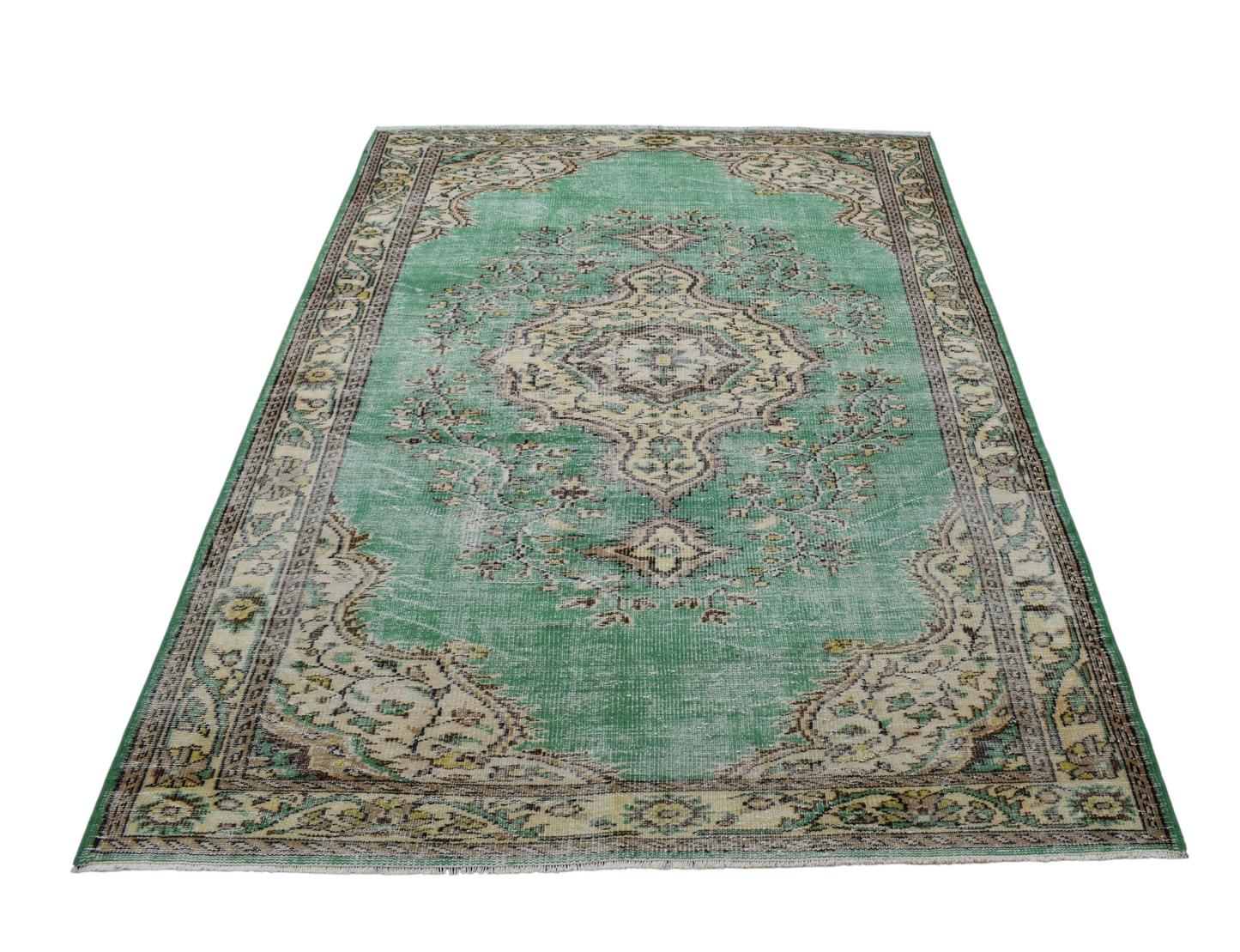 Kilim Antik El Dokuma Göbekli 5m2 Yün Halı 0743 - Vintage - Çok Renkli