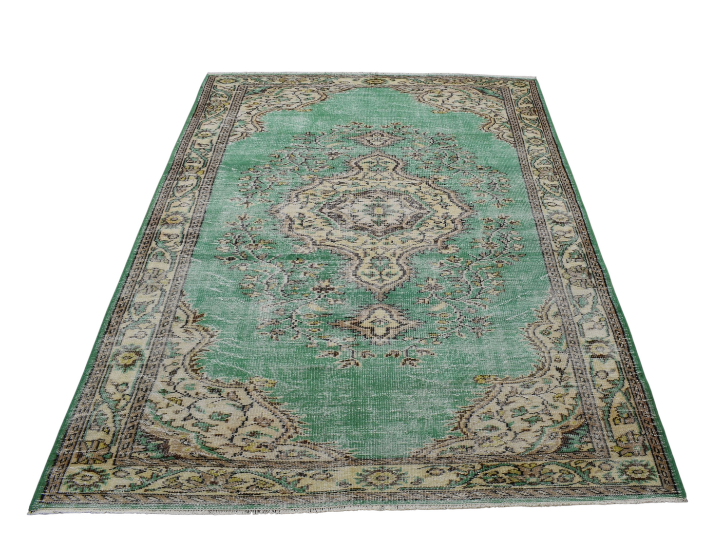 Kilim Antik El Dokuma Göbekli 5m2 Yün Halı 0743 - Vintage - Çok Renkli