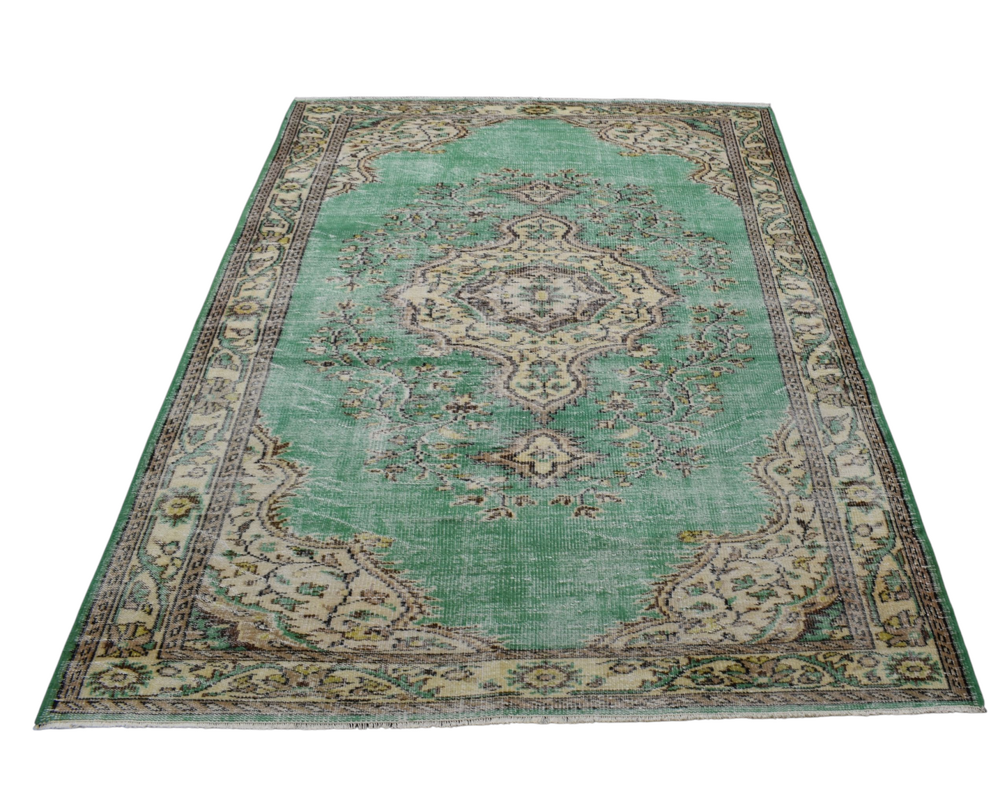 Kilim Antik El Dokuma Göbekli 5m2 Yün Halı 0743 - Vintage - Çok Renkli