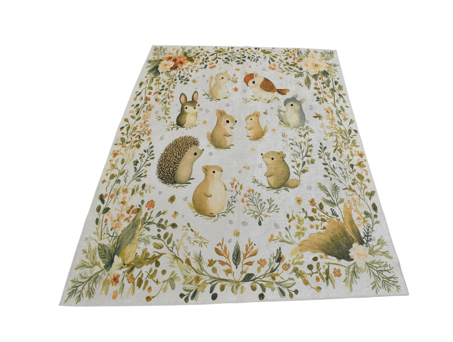 Kilim Antik 4m2 Tavşan Digital Baskı Makine Halısı 0748 - Yeni - Çok Renkli