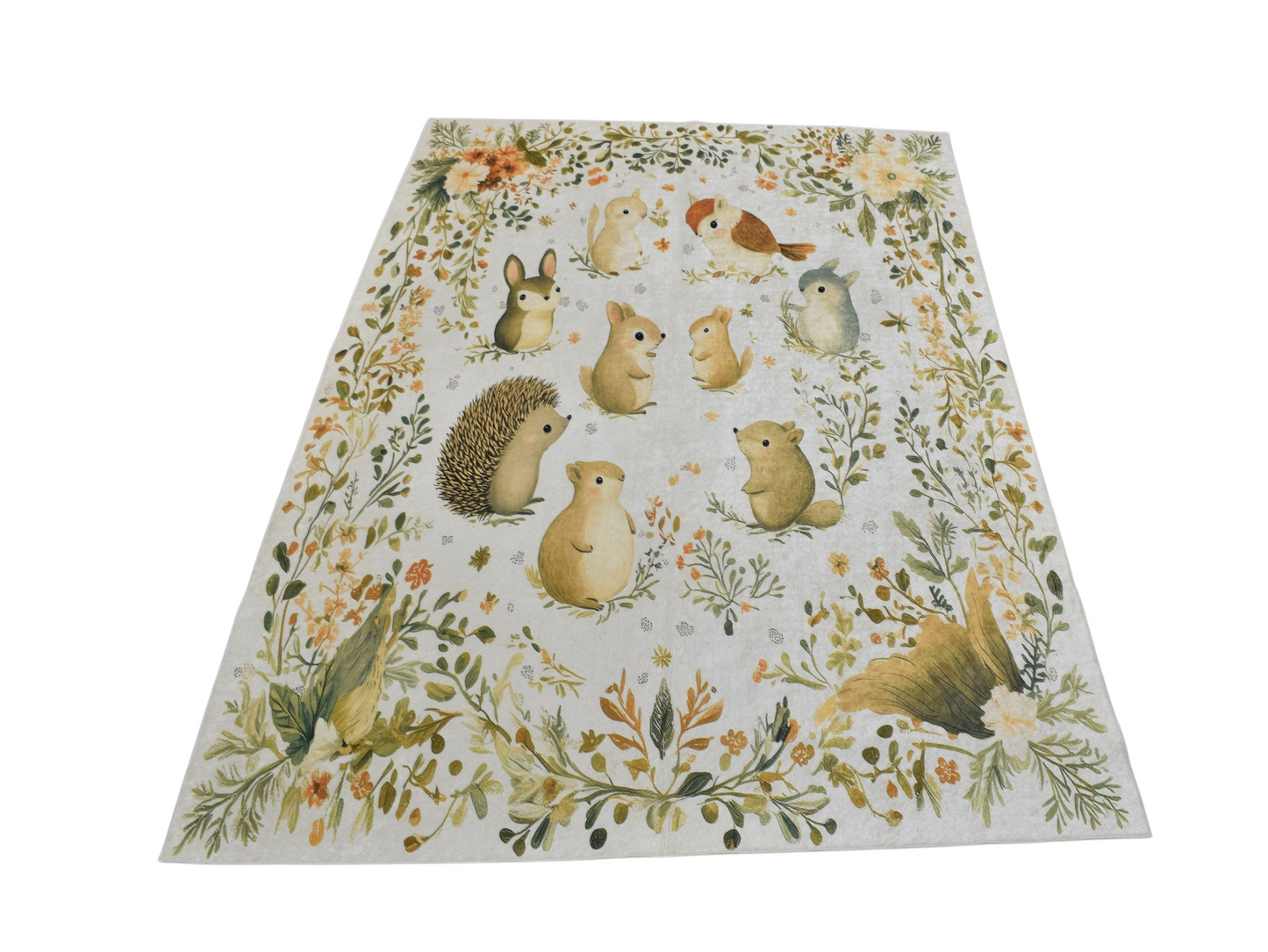 Kilim Antik 4m2 Tavşan Digital Baskı Makine Halısı 0748 - Yeni - Çok Renkli