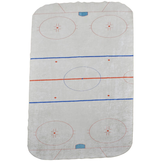 Kilim Antik Buz Hokeyi Sahası Digital Baskı Makine Çocuk Odası Halısı 0749 - Yeni - Çok Renkli