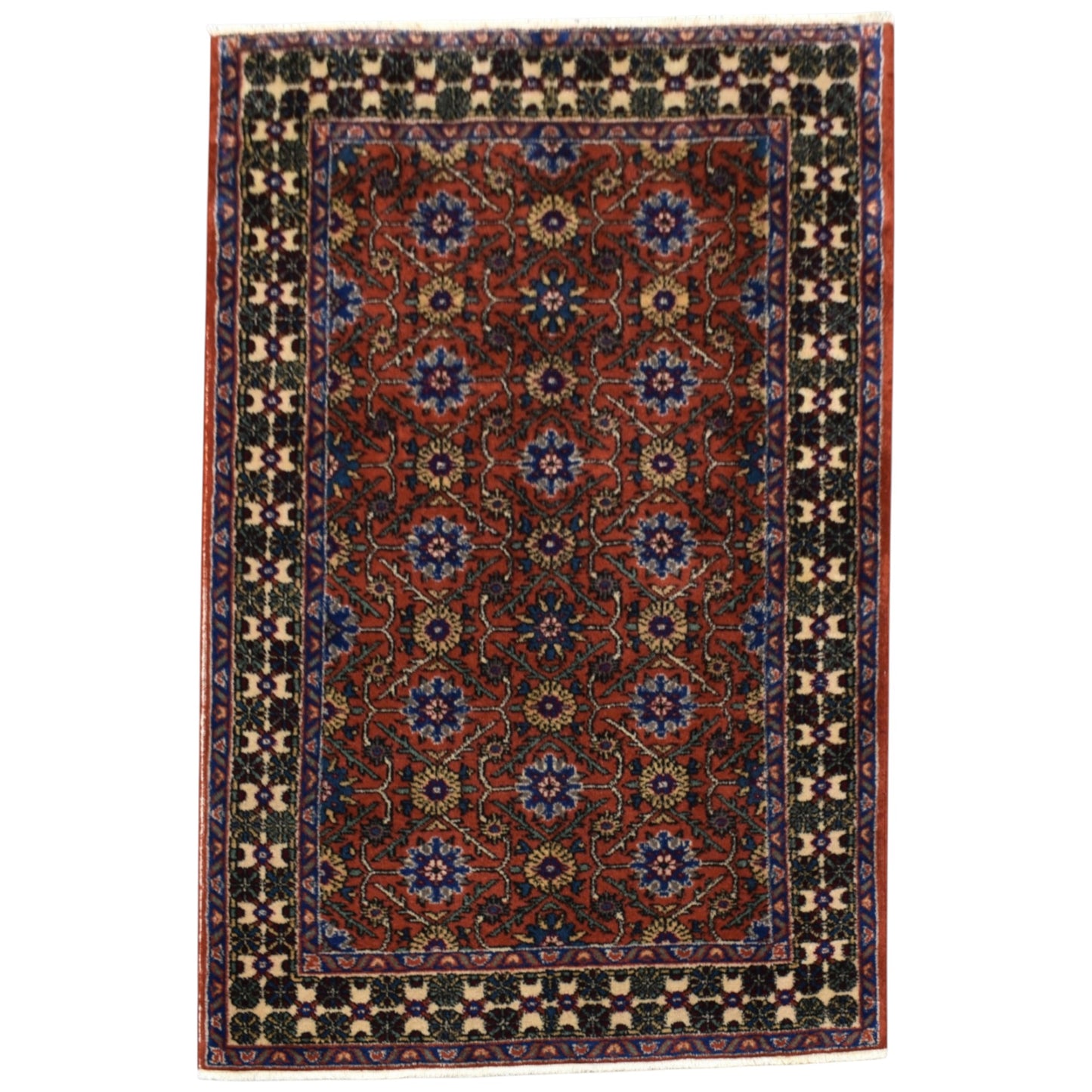 Kilim Antik El Dokuma İzmir Foça Yün Halı 0754 - Vintage - Çok Renkli