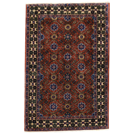 Kilim Antik El Dokuma İzmir Foça Yün Halı 0754 - Vintage - Çok Renkli
