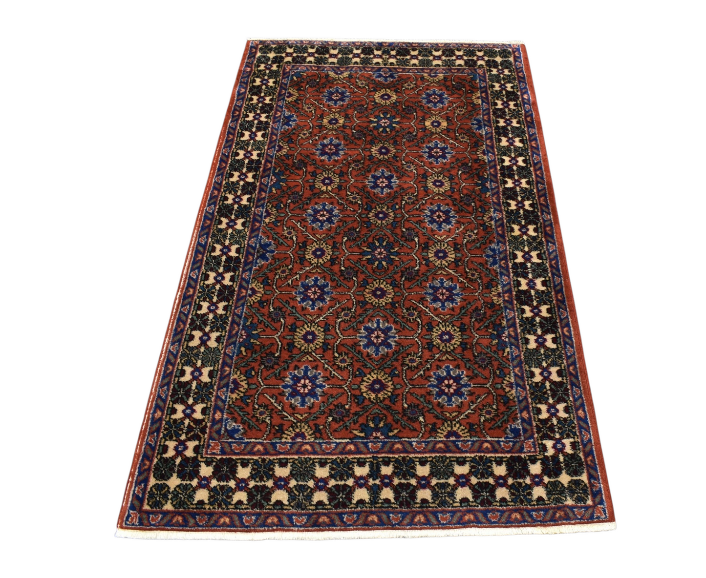 Kilim Antik El Dokuma İzmir Foça Yün Halı 0754 - Vintage - Çok Renkli