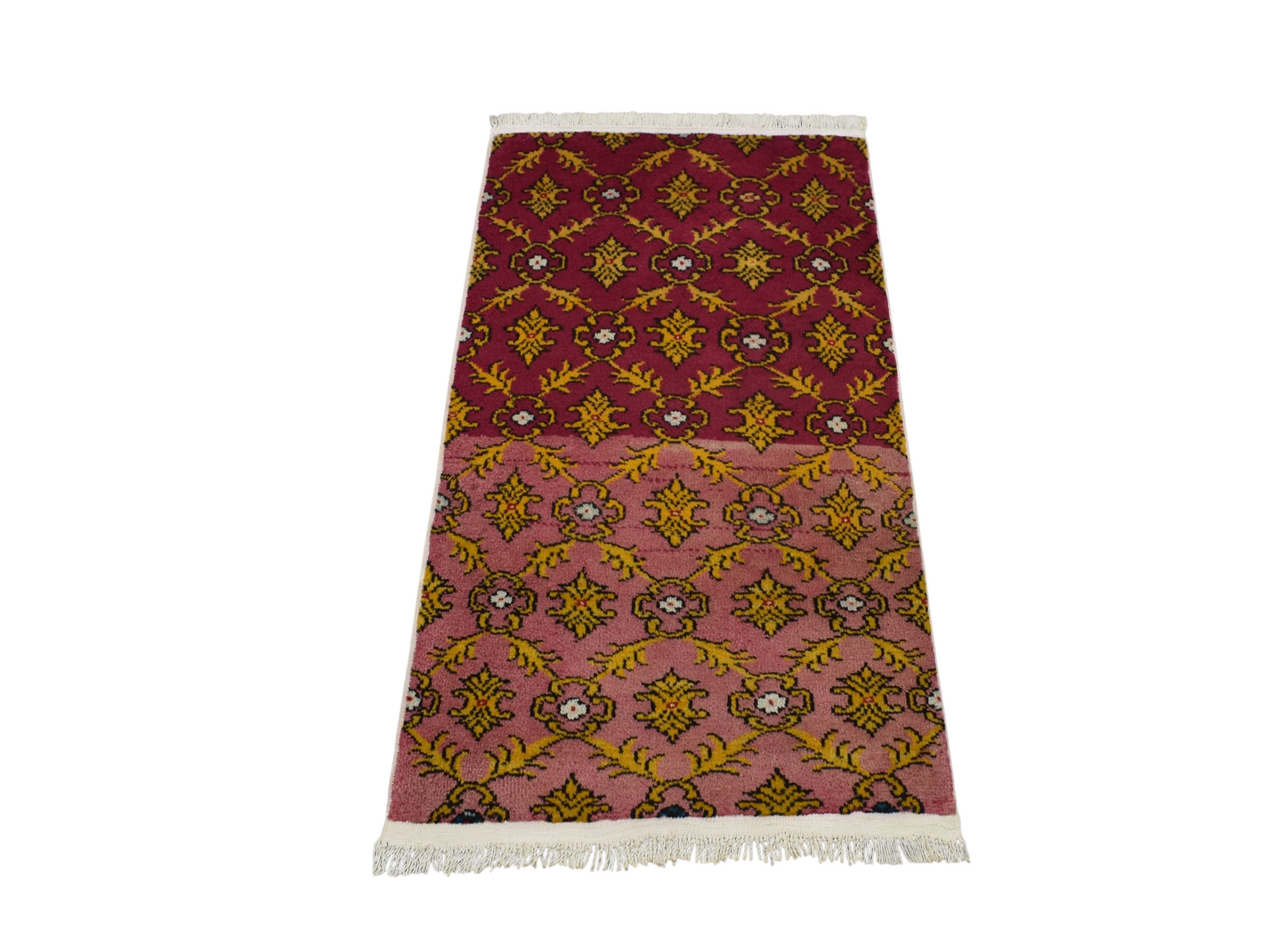 Kilim Antik El Dokuma Çiçekli Karacahisar Yün Halı 0757 - Yeni - Çok Renkli