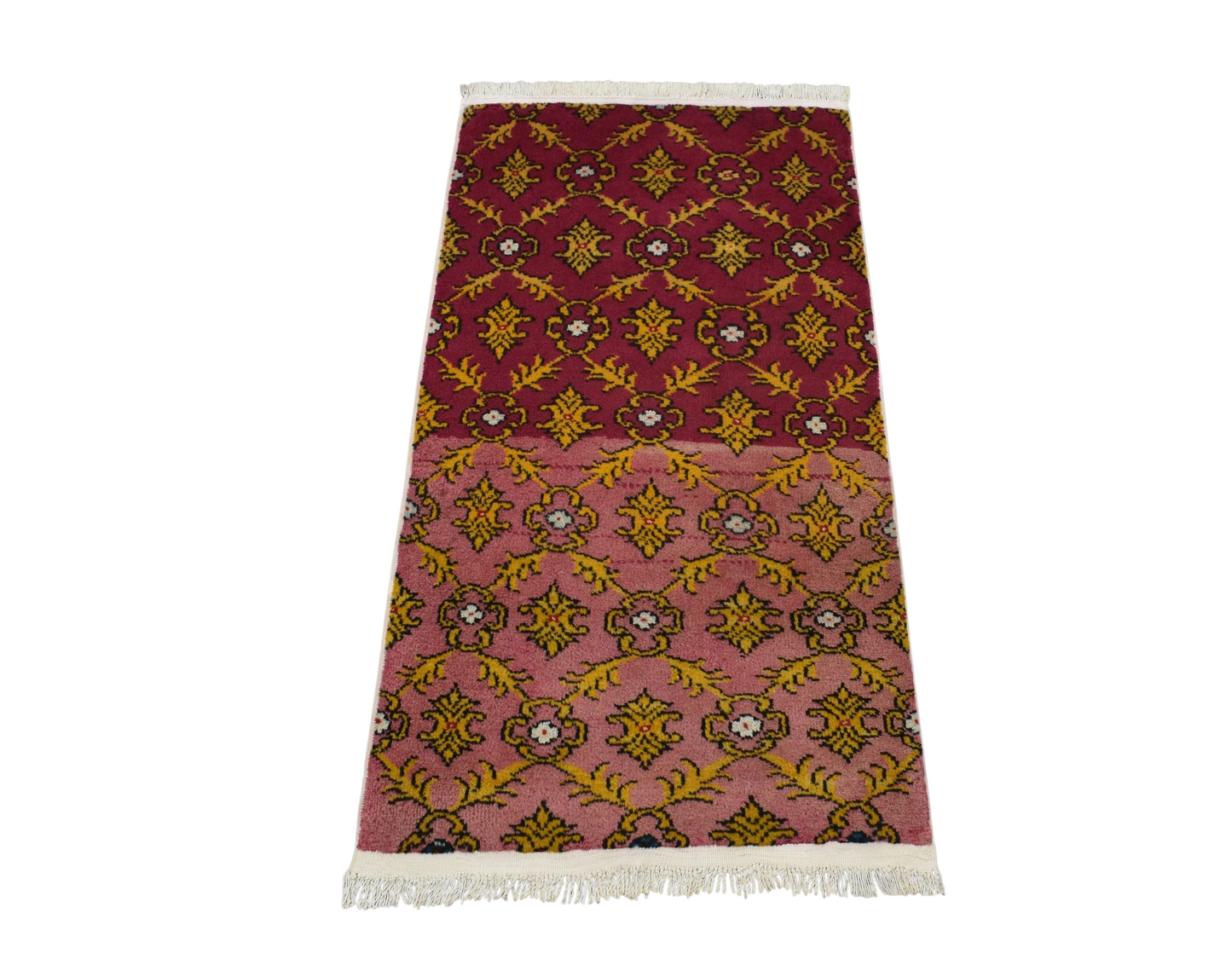 Kilim Antik El Dokuma Çiçekli Karacahisar Yün Halı 0757 - Yeni - Çok Renkli