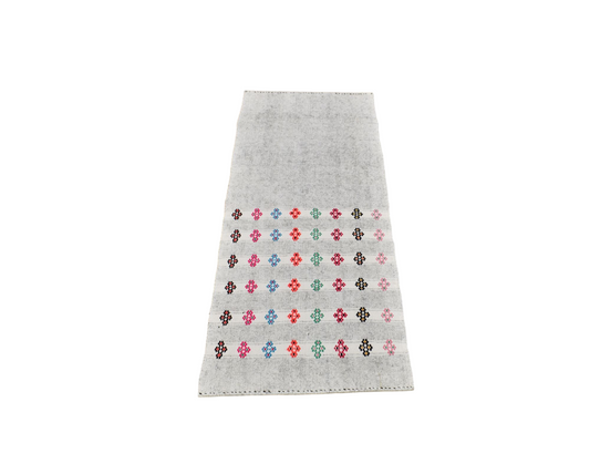 Kilim Antik El Dokuma Pamuklu Yün Toroslar Adana Yörük Kilimi 0075 - Yeni - Çok Renkli