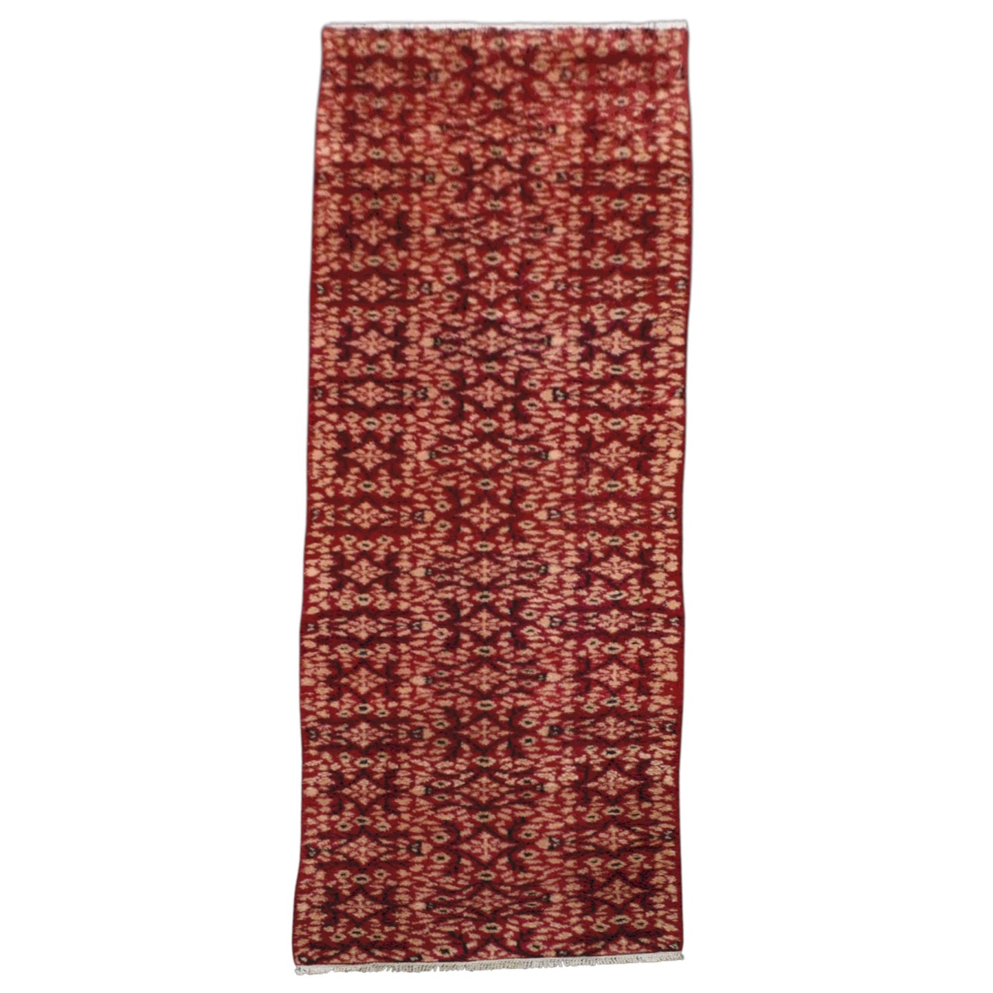 Kilim Antik El Dokuma Kumkapı Çiçekli Yolluk Yün Halı 0763 - Yeni - Kırmızı