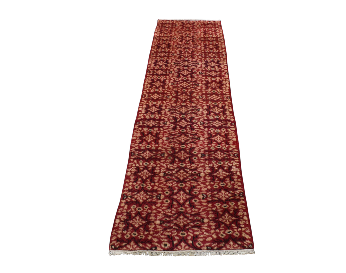Kilim Antik El Dokuma Kumkapı Çiçekli Yolluk Yün Halı 0763 - Yeni - Kırmızı