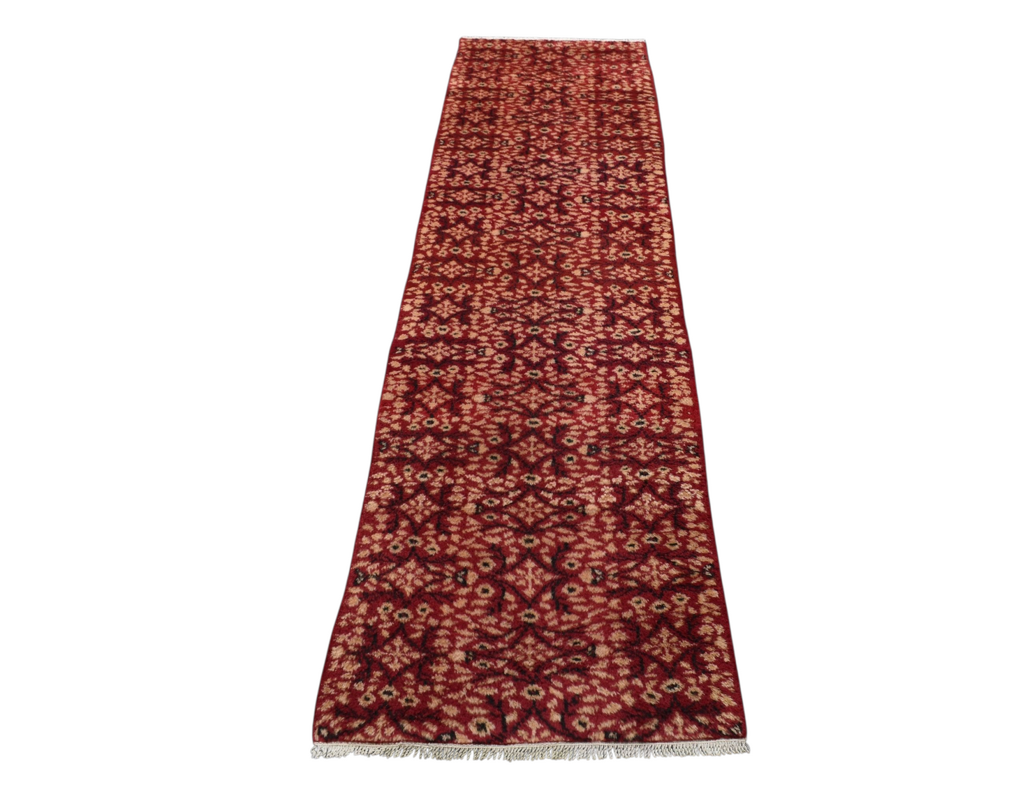 Kilim Antik El Dokuma Kumkapı Çiçekli Yolluk Yün Halı 0763 - Yeni - Kırmızı
