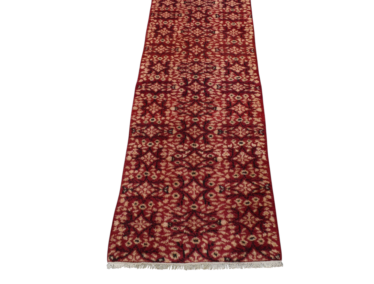 Kilim Antik El Dokuma Kumkapı Çiçekli Yolluk Yün Halı 0763 - Yeni - Kırmızı
