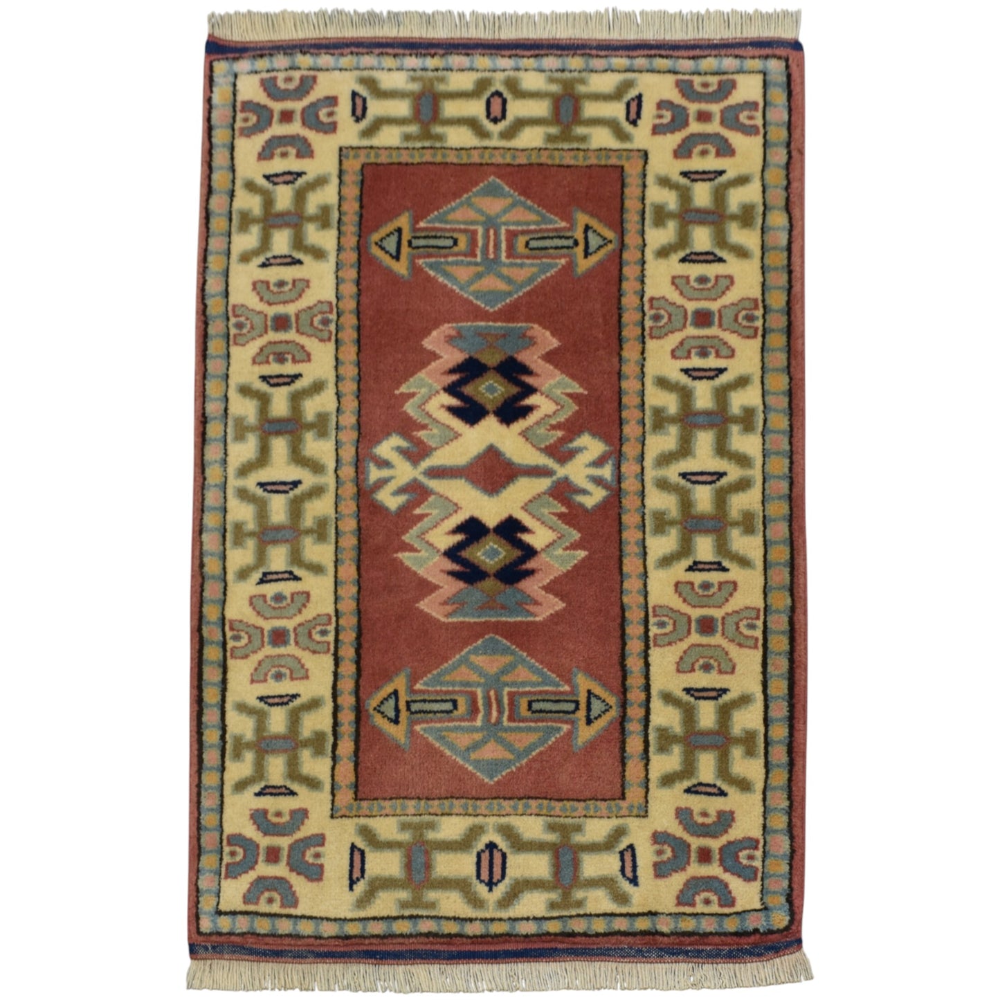 Kilim Antik El Dokuma Niğde Kars Yörük Yün Halı 0766 - Yeni - Çok Renkli