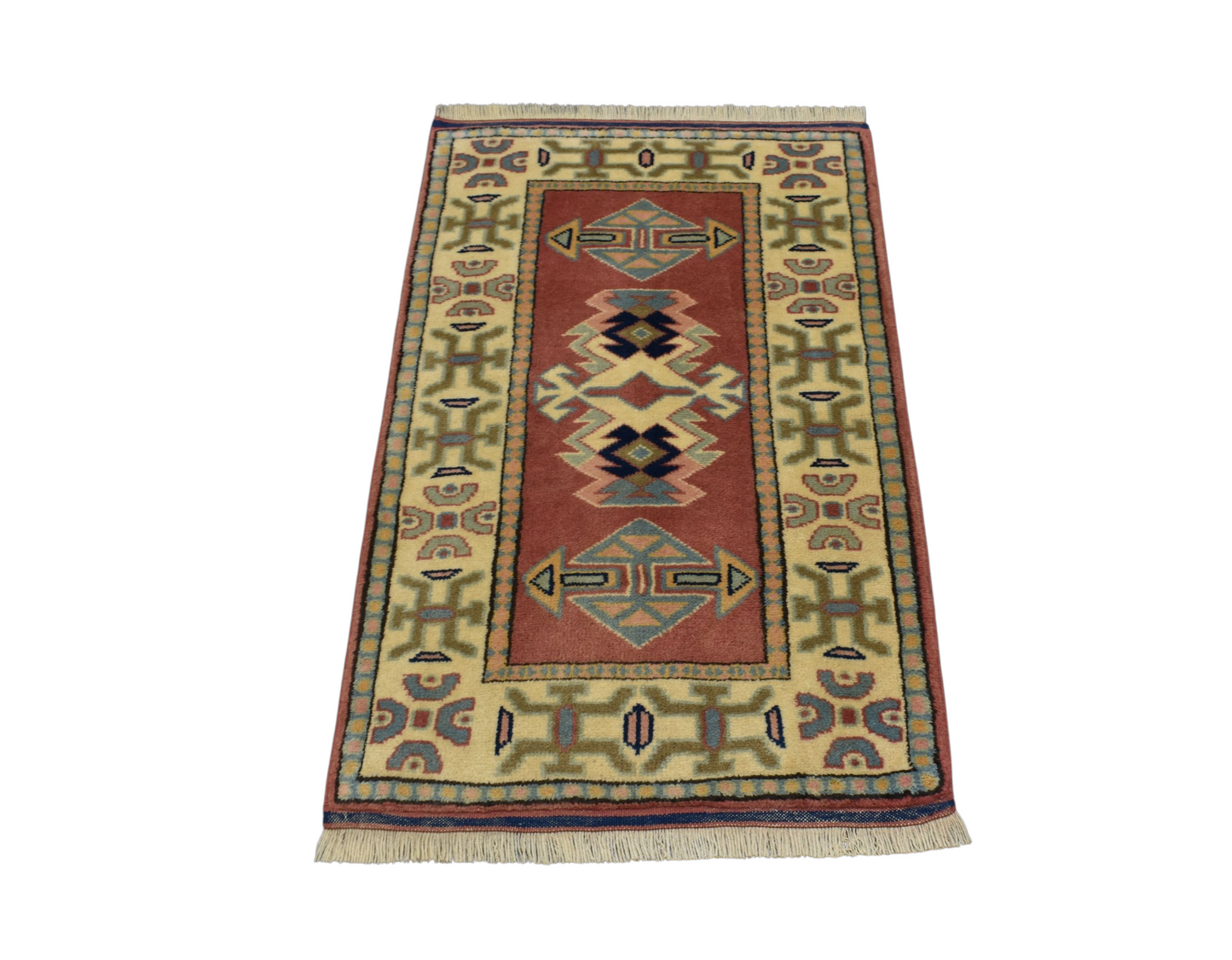 Kilim Antik El Dokuma Niğde Kars Yörük Yün Halı 0766 - Yeni - Çok Renkli