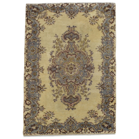 Kilim Antik El Dokuma Pastel Sümerbank Burdur Yün Salon Halısı 0768 - Yeni - Çok Renkli