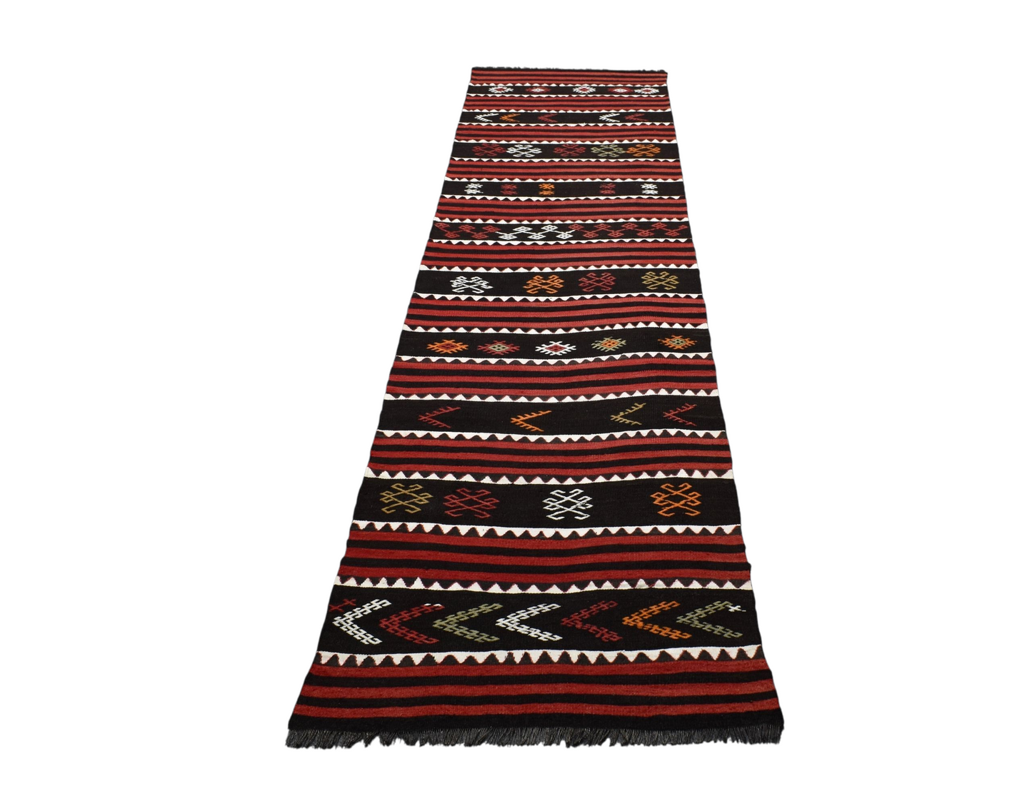 Kilim Antik El Dokuması Yekpare Malatya Yolluk Yün Kilim 0771 - Yeni - Çok Renkli