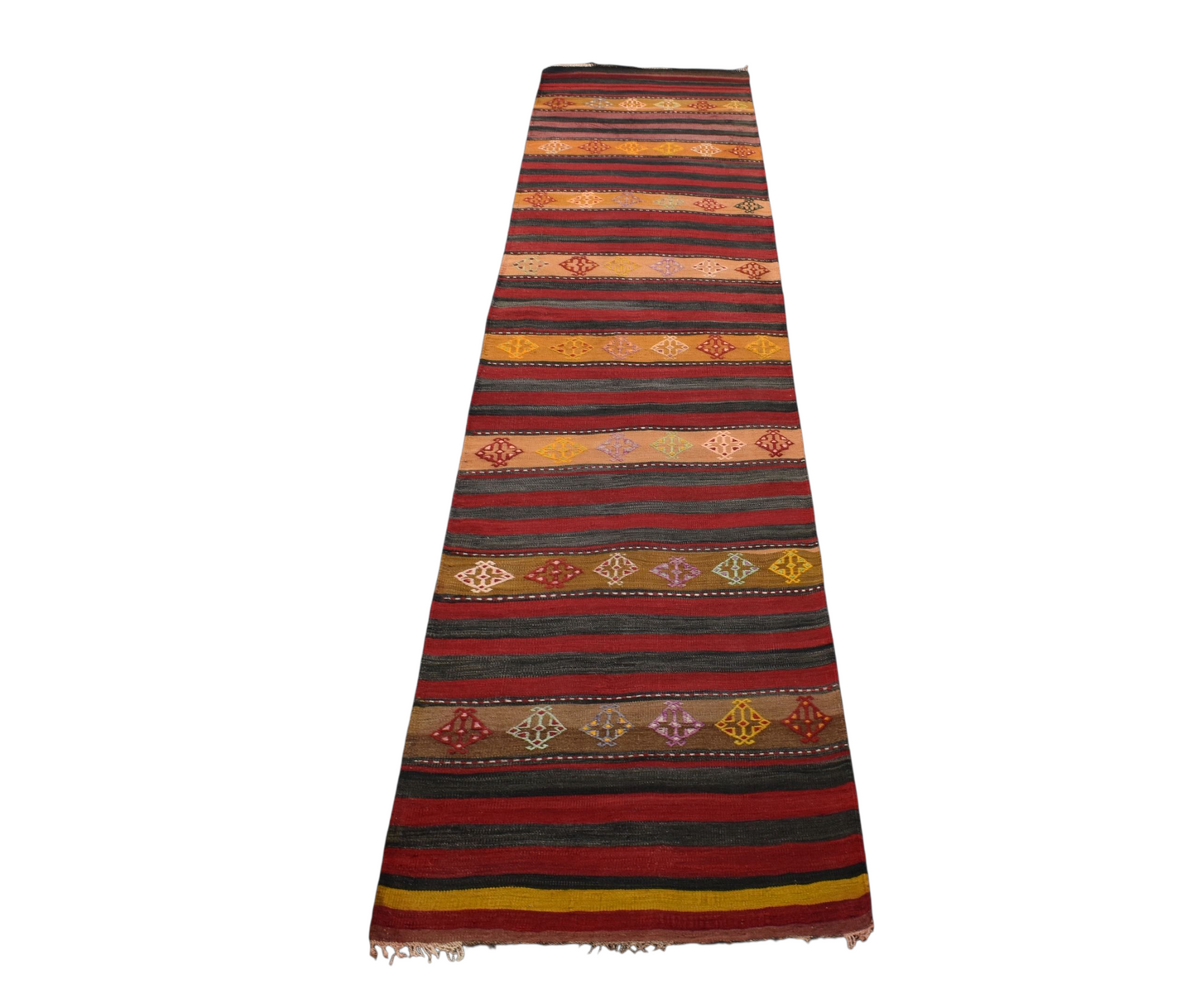 Kilim Antik El Dokuma Sivas Yolluk Yün Kilim 0772 - Antika - Çok Renkli
